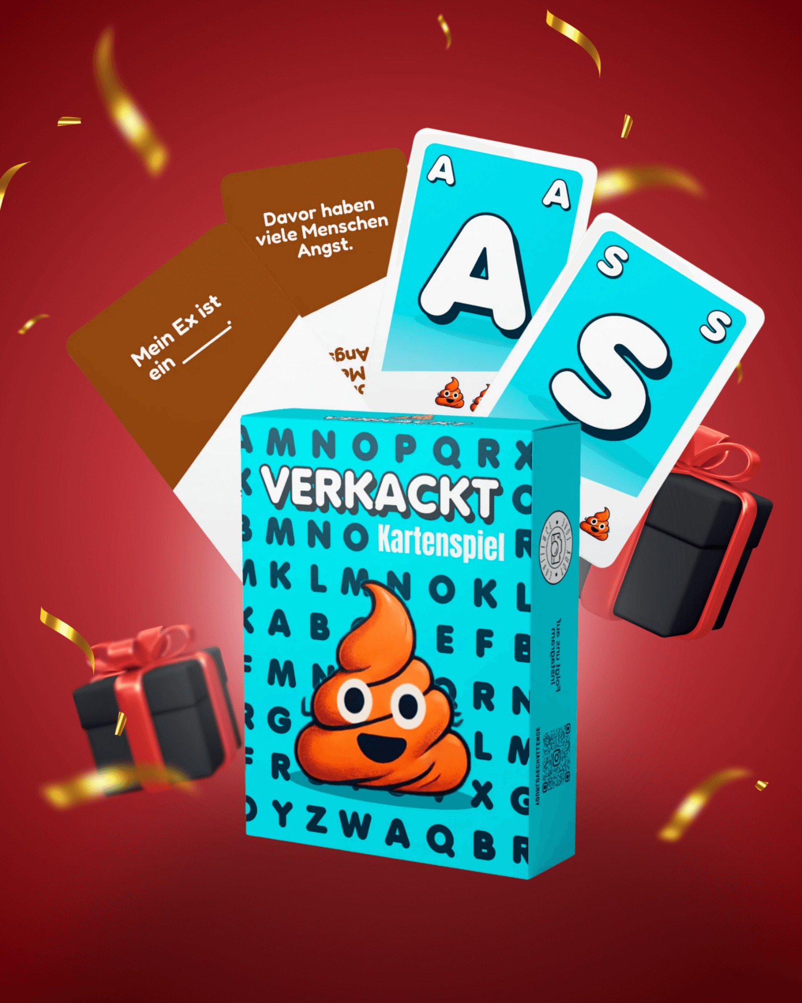 (NEU) Verkackt - Das Kartenspiel für deine Freunde & Familie