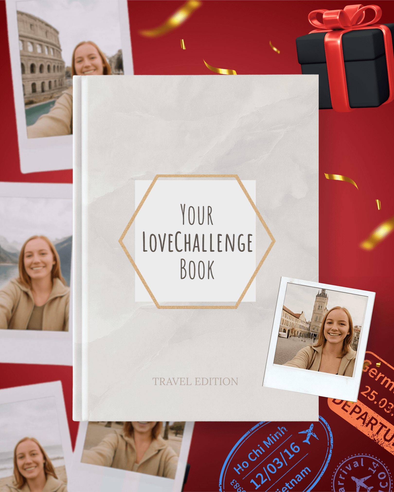 Challenge Buch für Reise Abenteuer
