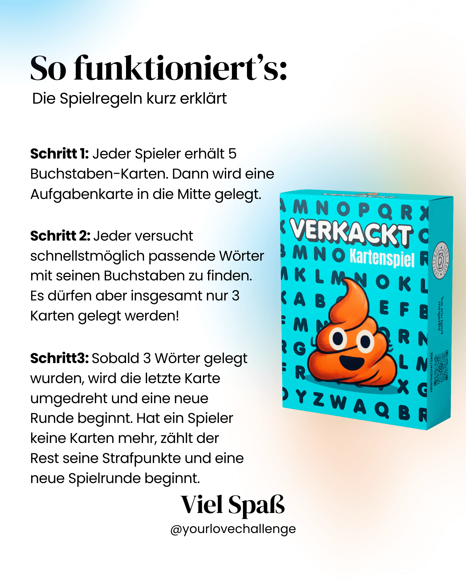 (NEU) Verkackt - Das Kartenspiel für deine Freunde & Familie