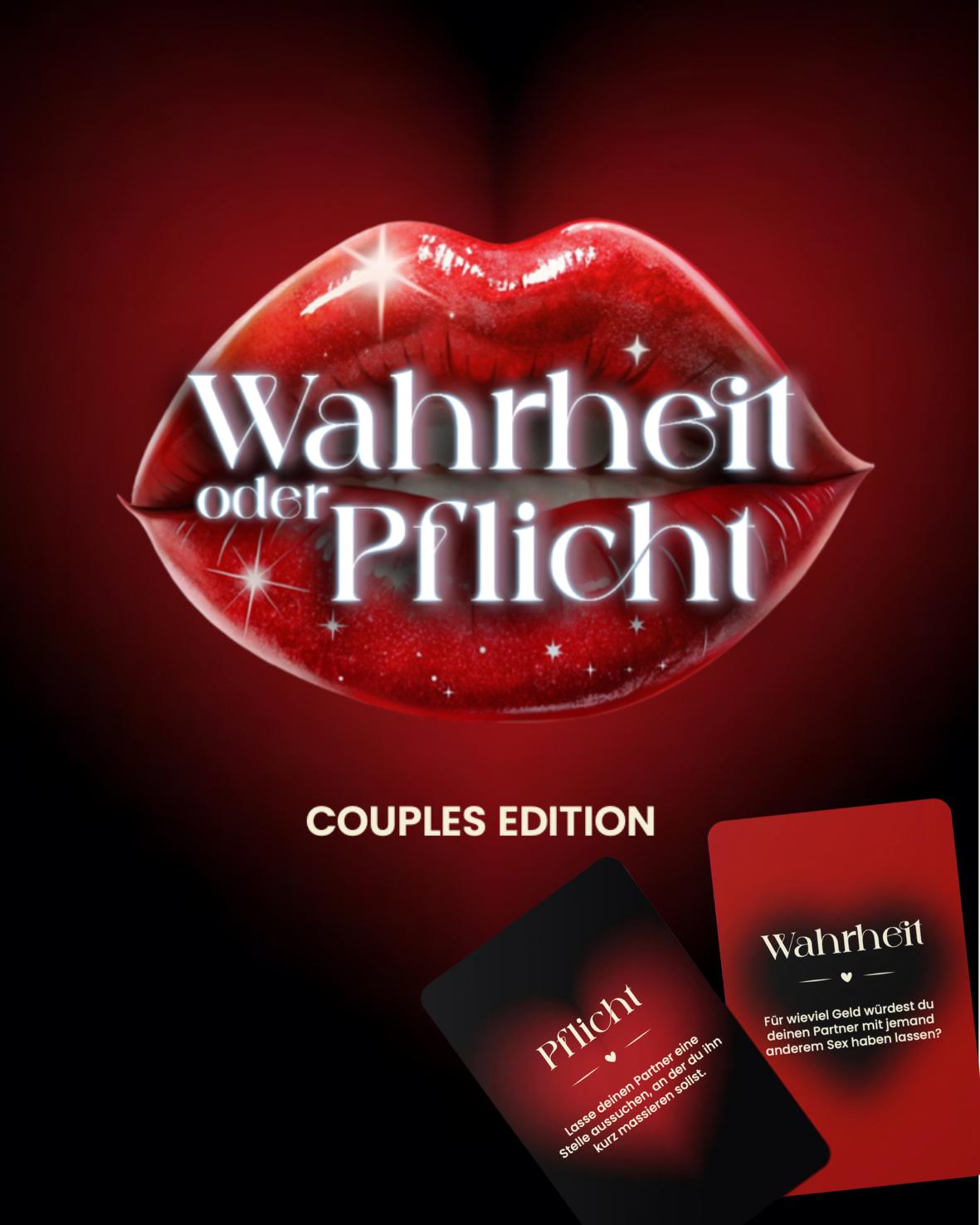 Wahrheit oder Pflicht Spielkarten - Sex Edition