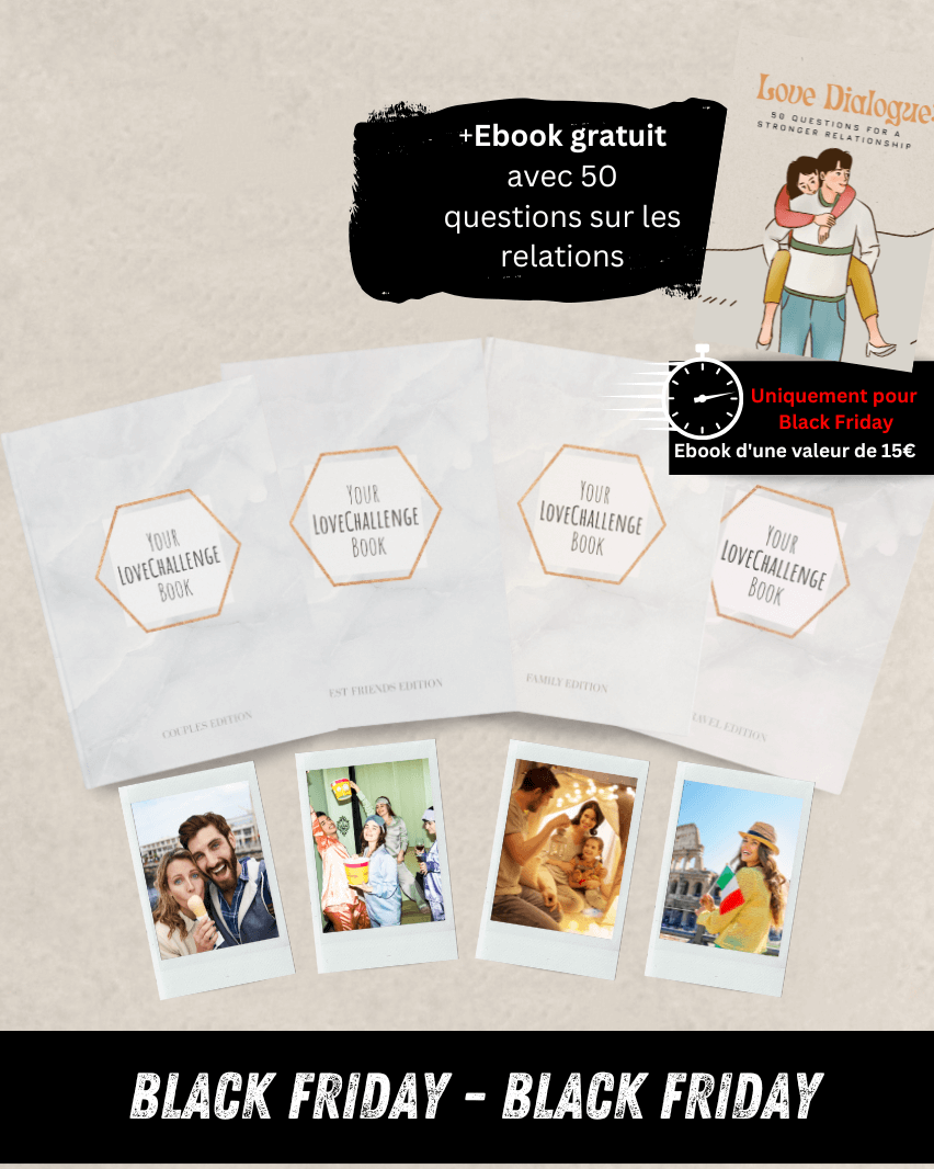 Bundle Tout-en-un - (Éditions Couple + Amis + Voyage + Famille + Livre E-Book avec 50 questions pour ton partenaire)