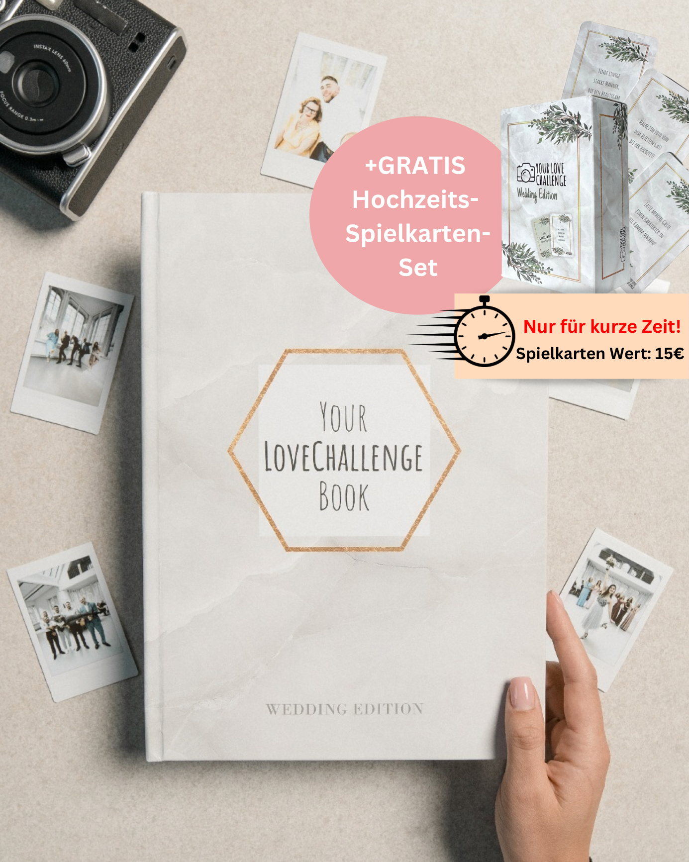Challenge Buch Hochzeits Edition + (GRATIS 100 Challenge Karten NEU)