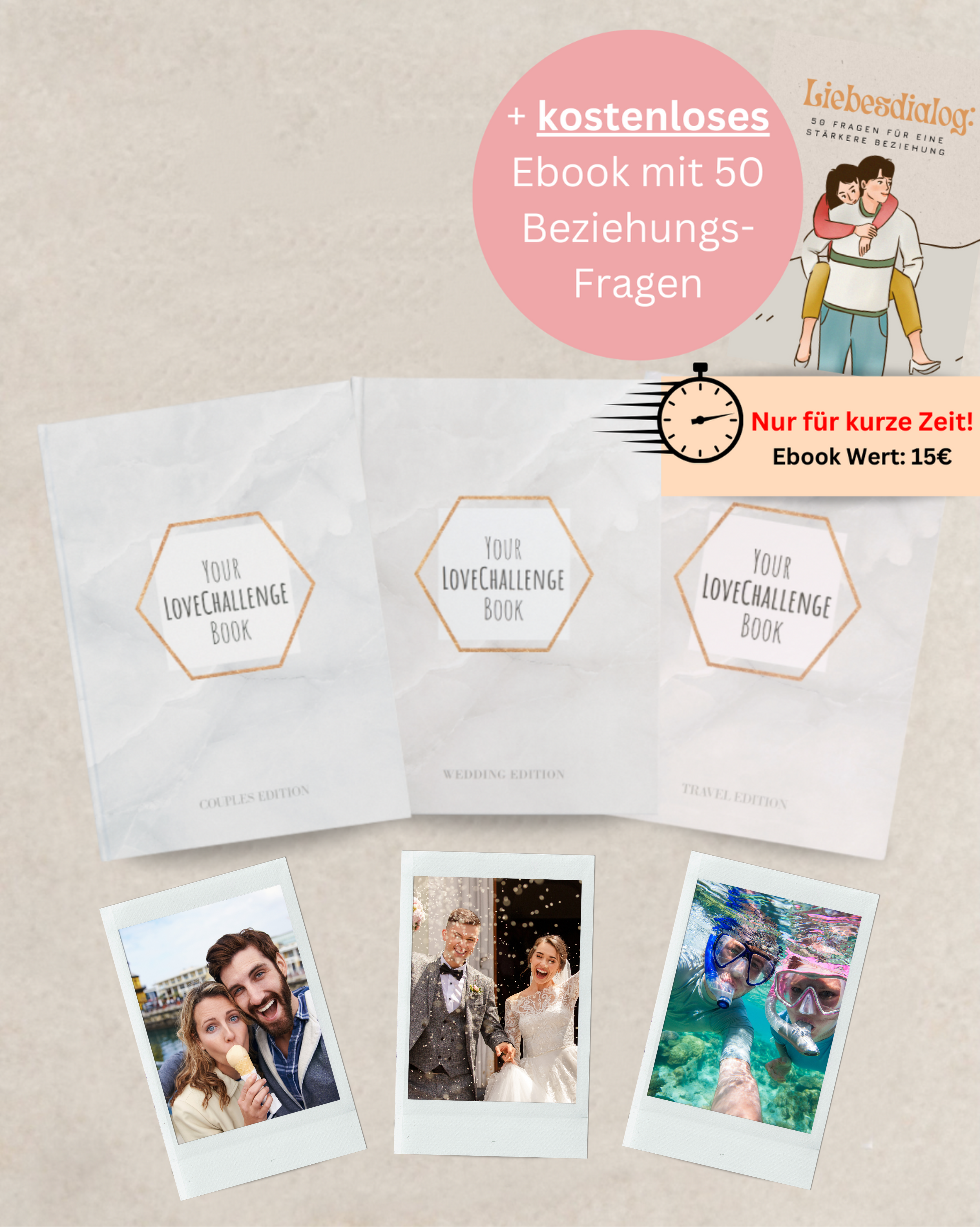 Traum Bundle - (Paare + Hochzeit + Reise Edition + kostenloses Liebesdialog E-Book)